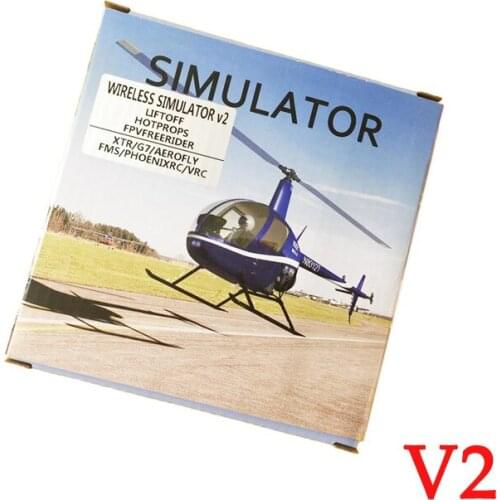 Wireless RC Simulator RC Flight Simulator V2 Realflight XTR/FMS/G7/Phoenix/ Freerider FPV Quadcopter Training RC Simulator