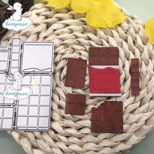 Bunnymoon Chocolate Metal cutting dies stencil Greeting Card Decoration DIY Scrapbooking Scrapbook Paper Photo Album