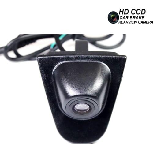 CCD HD Car Front View Camera For Honda VEZEL 2015 2016 Vehicle Camera Night Vision Waterproof Wide Angle Logo Embedded Side View