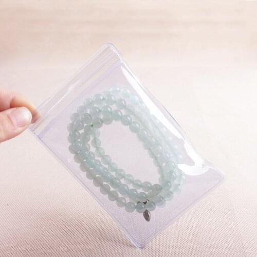 Double Layer Thicken Sealed Bag For Gift Packaging Jewelry Storage Bag Square Rectangle Transparent Self-locking Ziplock Bag