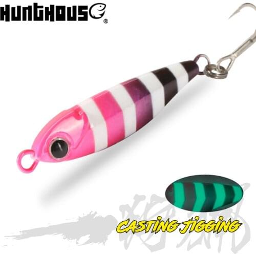 Hunthouse Micro Jig lure 5g 7g 10g 15g metal jig Shore Casting Jigging Spoon Lead jigging Cast Tetra Works TetraJig Tetra jig