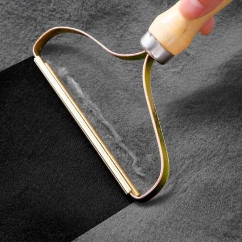 Metal Lint Remover for Clothing Fuzz Fabric Trimmer Shaver Brush Tool Manual Fluff Removing Lint Roller for Sweater Woven Coat