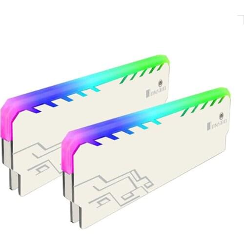 Jonsbo RGB RAM Heatsink DDR DDR3 DDR4 Memory Cooling Heat Spreader Cooler for Desktop PC Computer Gaming Overclocking