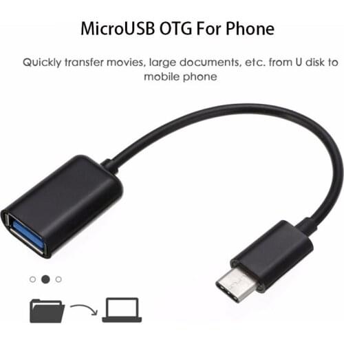 USB 2.0 Type C Male To USB 2.0 Type A Female OTG Data Cable Adapter Type-C OTG Converter Cord For Xiaomi Huawei Samsung Sony HTC