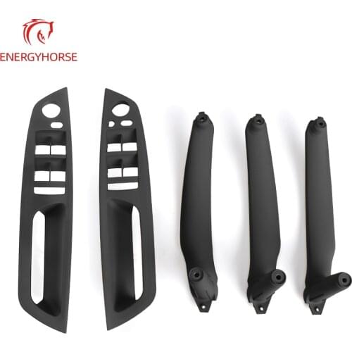 LHD RHD Armrest Car Interior Door Handle Inner Panel Pull Trim Cover Handle Armrest Replacement For BMW E70 E71 E72 X5 X6