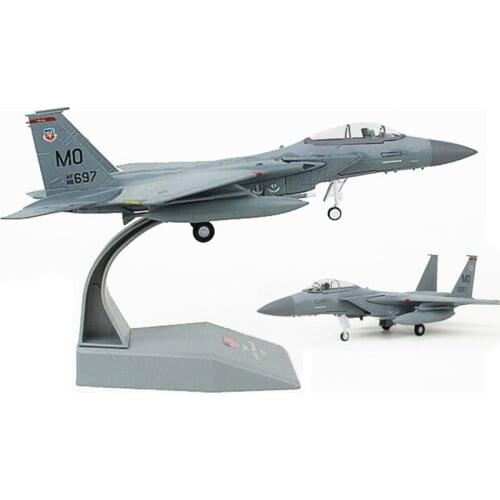 1/100 American US Navy Army Air Force Fighter Attack Military Aircraft Airplane Model Toy F-15 Display Plane Collection Souvenir