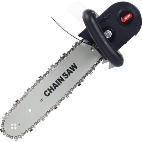 12In Chainsaw Refit Conversion Kit Chainsaw Bracket Set Change Angle Grinder into Chain Saw with 10mm / 11.5mm Connecting Rod