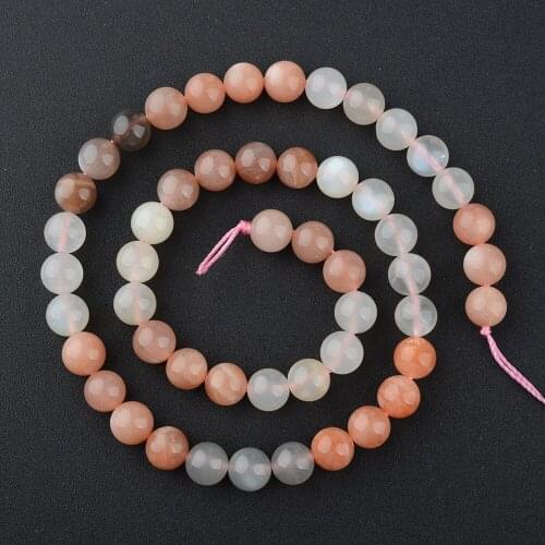 6-12mm natural colorful moonstone loose beads or jewelry diy making gem stone semi precious gemstone wholesale