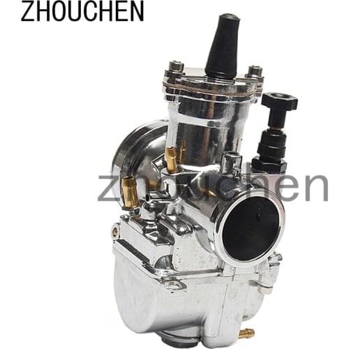 Brand New PWK Carburetor With Power JetPWK Plating Silver 28mm 30mm 32mm 34mm Motorcycle Accessories