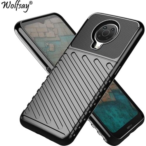 Rugged Fiber Shield Cover For Nokia G20 Case Bumper Anti-knock Full Cover Back Case For Nokia G20 Case For Nokia G20 G 20 6.52"