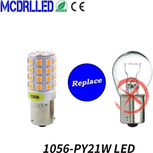 Mcdrlled P21w Canbus Led Ba15s Led Bulb For Skoda Superb Octavia 2 Fl 2010 2011 2012 2013 Led Daytime Running Light Drl Lamp