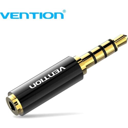 Vention 3.5mm Male to 2.5mm Female Audio Adapter Aux Jack Mic Stereo Earphone Headphone Adapter Connector For Car Speaker cable
