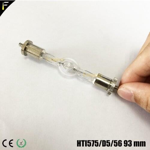 High Quality Mental HTI 575w Discharge Lamp Bulb HTI575/D5/56 93mm Stage Moving Head Light Lamp Lighting Bulb Fitting