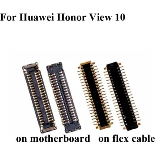 1 SET For Huawei Honor View 10 LCD display screen FPC connector For Huawei Honor View10 logic on motherboard mainboard on cable
