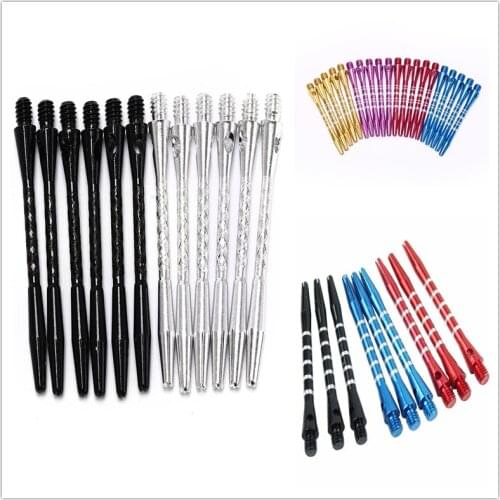3/5/6PCS Chromatic Darts Shafts 45mm Aluminium Alloy Material Shaft Dart Accessories Throwing Toy Darts Shafts