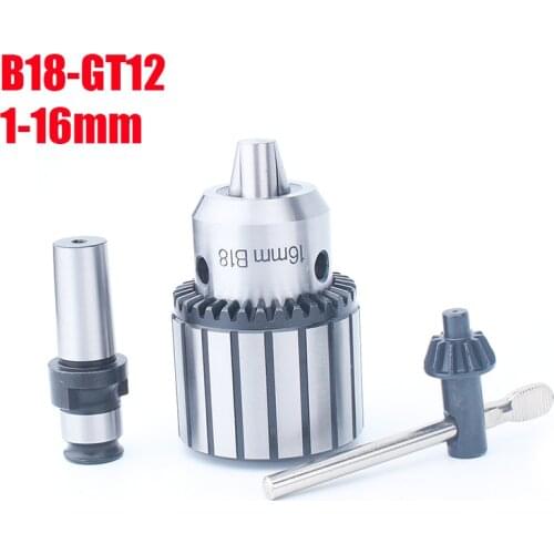 YOUSAILINGB18-GT12 Drill Chuck Adapter Special for Pneumatic Tapping Machine B18 Drill Chuck and Tapping Collects Connector