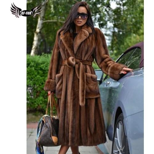 BFFUR Fur Coats With Collar