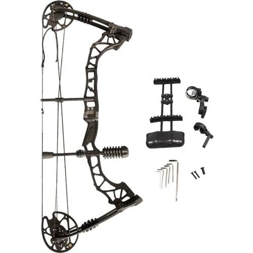 1set 35-70lbs Archery Compound Bow Draw Length 16-30Inch Adjustable Hunting Bow IBO 320FPS Outdoor Practice Shooting Accessories