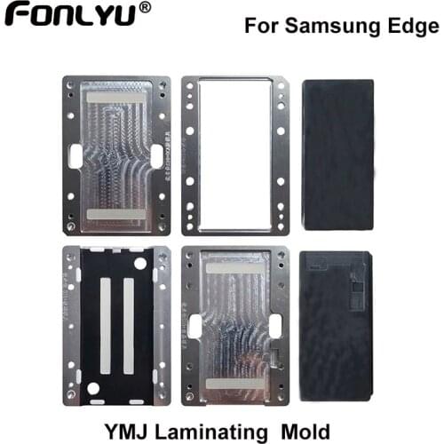 YMJ Edge Laminating Mold For Samsung Galaxy S20 S10 5G S10 9 8 Plus Ultra Note 10 9 8plus Unbent Flex LCD Glass OCA Phone Repair