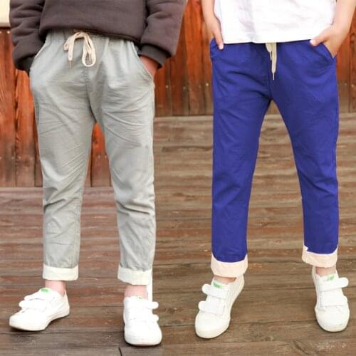 Ienens Pants With Elastic For Boys