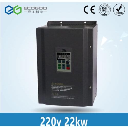 220V to 3 Phase 380V 22KW Inverter /45A -Free Shipping-Vector control 22KW Frequency drive/ Vfd 22KW/AC drive/VSD