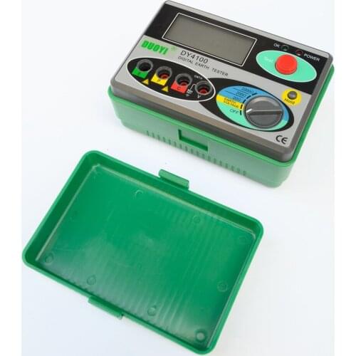 Ground Resistance Tester Digital Meggers Lightnings Protections Grounding Resistance Meter Earth Resistance Tester