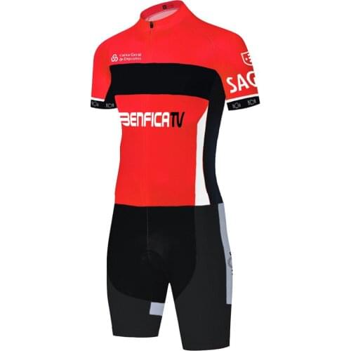 2020 TEAM Lisboa BENFICA cycling skinsuit men spandex bicycle jumpsuit one piece triathlon suits men culotte ciclismo