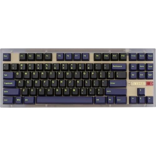 PBT Keycaps Night Runner Keycap for Mechanical Keyboard Cherry Profile Copy Compatible with MX Switches