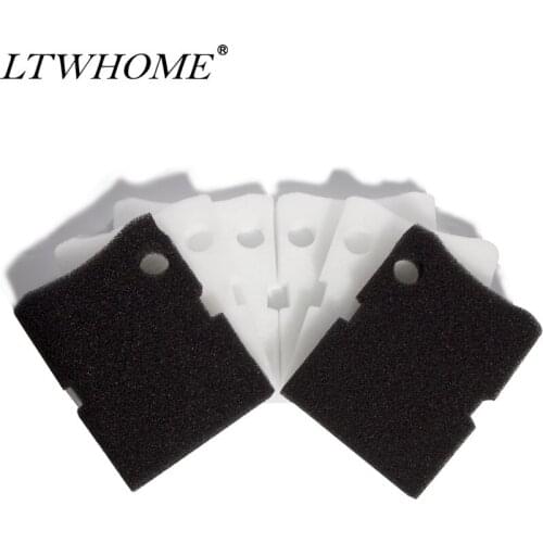 LTWHOME Fine and Coarse Foam Filter Media Fit for Hydor Professional Canister Filter 450 / 600