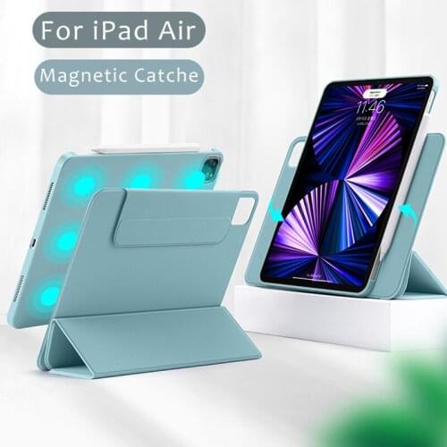 For iPad Pro 2021 Case 11 10.9” Magnetic Slim Trifold Case for iPad Pro 11 2021 2020 Smart Case for iPad Pro 12.9 Cover Funda