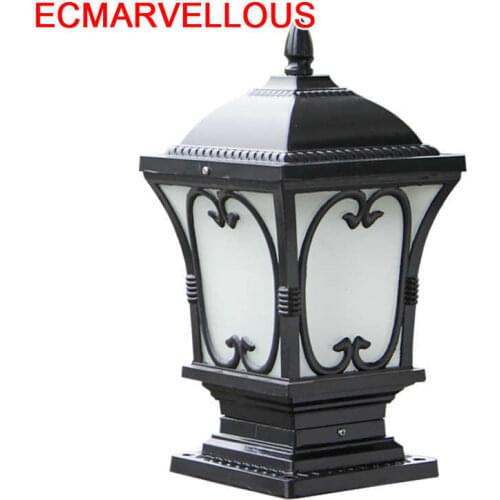 Gate Foco Jardin Exterior Light Projector Lampione Da Lampade Giardino LED Solar Outdoor Luminaire Exterieur Landscape Lighting