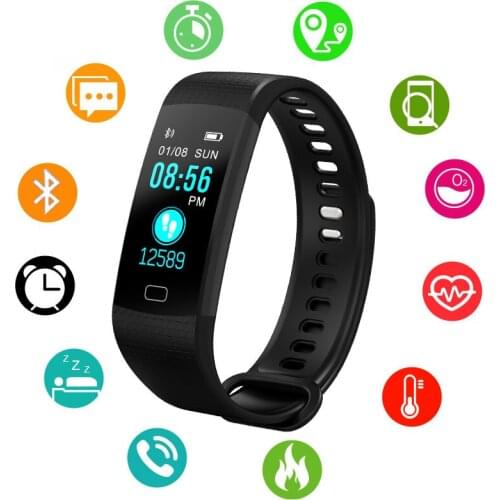 New Women Men Smart Bracelet Waterproof Sport Digital Watch Blutooth Blood Pressure Heart Rate Sleep Monitor For Android iOS