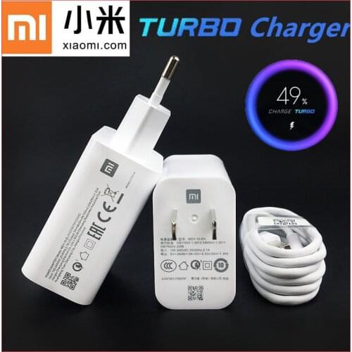 Original 27W Xiaomi Fast Charger QC 4.0 Turbo Charge quick power adapter USB For mi 9 9t pro MAX 3 Redmi note 7 8 pro mi note 10