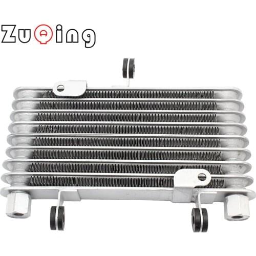 Motorcycle Oil Cooler Oil Engine Radiator Aluminum 125ml Cooling Radiators for 125CC-250CC Motorcycle Dirt Bike ATV