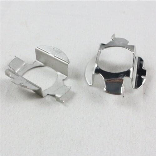 Rockeybright h7 hid xenon headlight adapter holder base h7 for vw new bora hid xenon lamp h7 bulb adapter plug and play socket