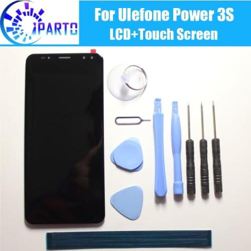 Ulefone Power 3S LCD Display+Touch Screen 100% Original Tested LCD Digitizer Glass Panel Replacement For Ulefone Power 3S
