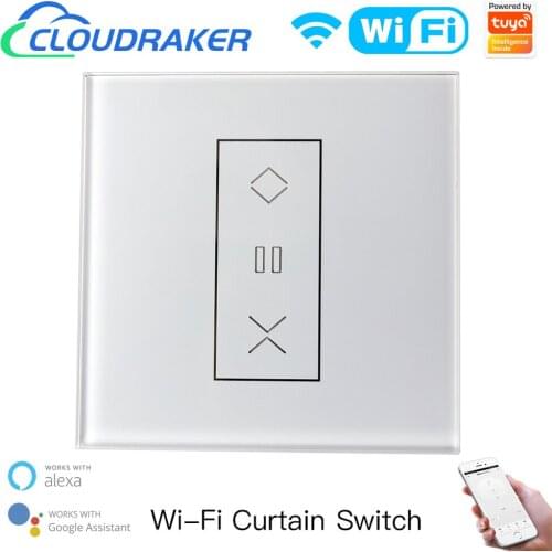 Tuya Smart Curtain Switch for Electric Motorized Window Shade Curtain Blind Roller Shutter Works with Google Home Alexa Siri