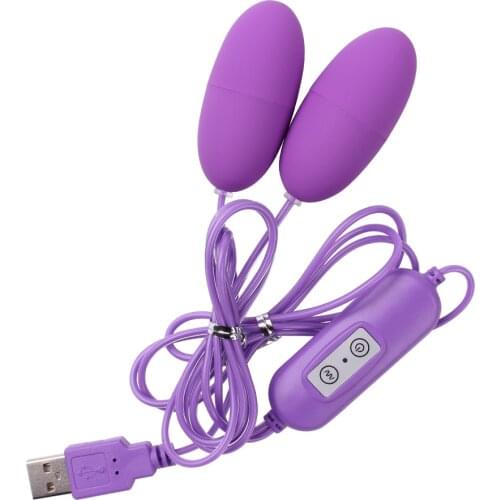 VATINE Dual USB vibromasseur bullet clitoris stimulator vibrator egg sex toys for woman female adult product shop12 frequency