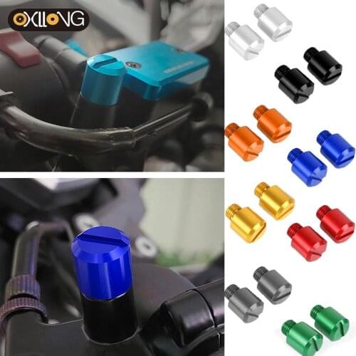 Rear View Mirrors Hole Plug Screws Cap For Piaggio MP3 500 Beverly 300 BYQ Medley Liberty 150 125 Benelli TRK 502 leoncino 500