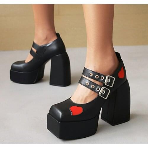 Womens Round Toe Velvet Metal Chain Loafers Oxfords Flats Creepers Japanese Harajuku Retro Shoes New 2021