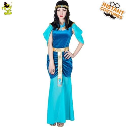 Ladies Egyptian Costume Womens Super Pretty Classical Queen of Egypt Cosplay Fancy Dress for Adult