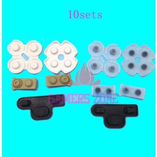 10set For Playstation 3 Controller Repair Part Conductive Silicon Rubber Button Pads Replacement For PS3