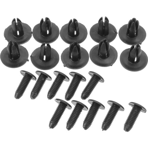 10Pcs Car for Fender Fastener Rivet Clips for Mazda 323 626 329 MX-6 9926-50-625 for Toyota 4Runner MR2 Tercel 90467-0601