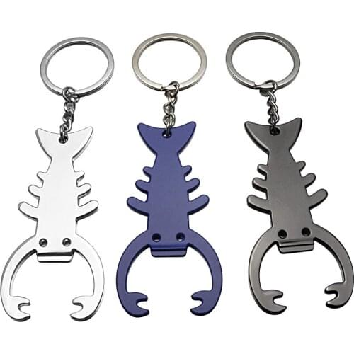 Lobster keychain for men key ring bottle opener key chain key holder creative portachiavi chaveiro llaveros hombre