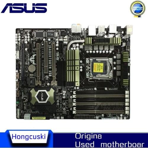 For ASUS SaberTooth X58 Used original motherboard Socket LGA 1366 DDR3 X58 Desktop Motherboard