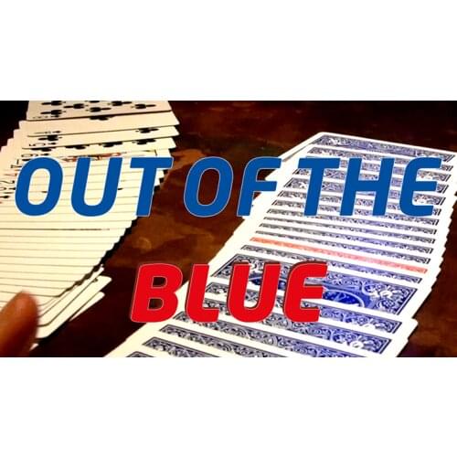 Out Of The Blue (Gimmick and online instructions) by James Anthony Card Magic Tricks Illusions Close up Mentalism Magia Toys