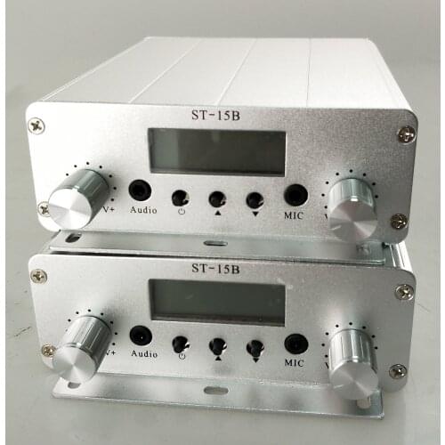 Buy one get one stereo RF FM transmitter Radio broadcasting station 1.5W/15W ST-15B