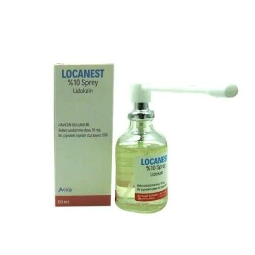 Locanest Anesthetic Spray 50 ml Sensitive Area Available Waxing Hair Removal Laser Tattoo Permanent Makeup Best Selling Product