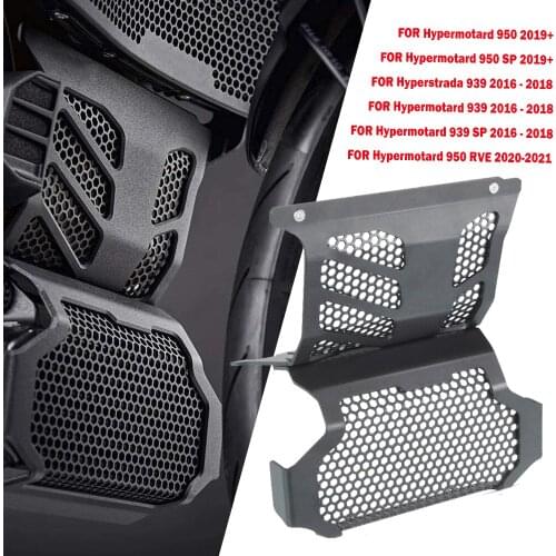 Hypermotard 939 950 SP Hyperstrada 939 Motorbike Oil Cooler Guard Engine Radiator Guard Protector For Ducati Hypermotard 950 RVE