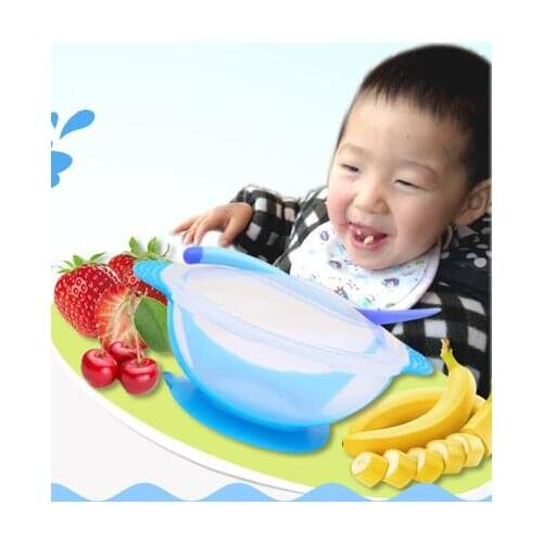 Feeding Bowl Baby childrens tableware baby sucker bowl dinner induction spoon baby food feeding safe bowl cutlery set